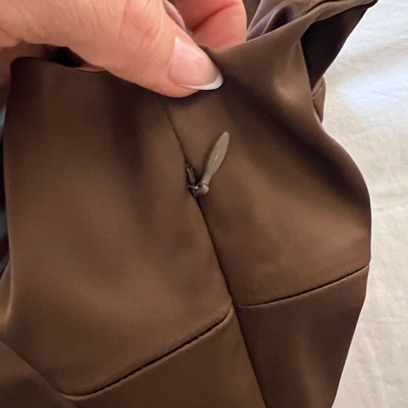 Aritizia Wilfred Shine dress size 6 cocoa bean - Picture 7 of 10